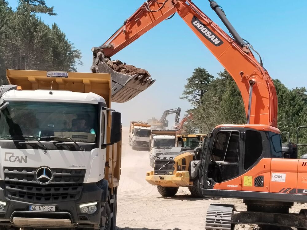 Enerjisa Balkaya projesi şantiye fotoğrafı
